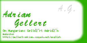 adrian gellert business card